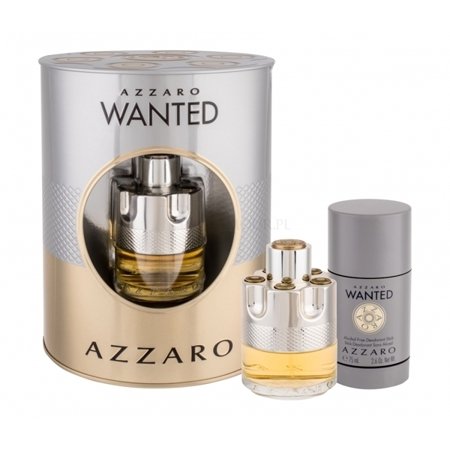 Azzaro WANTED EDT 50 ml + dezodorant 75 ml ZESTAW